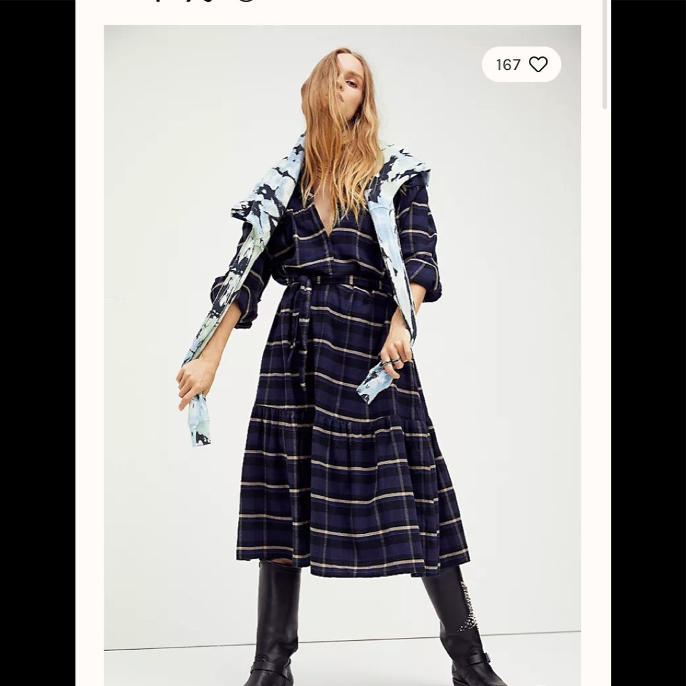 NWT Free People Joenna Dress XS Sold Out